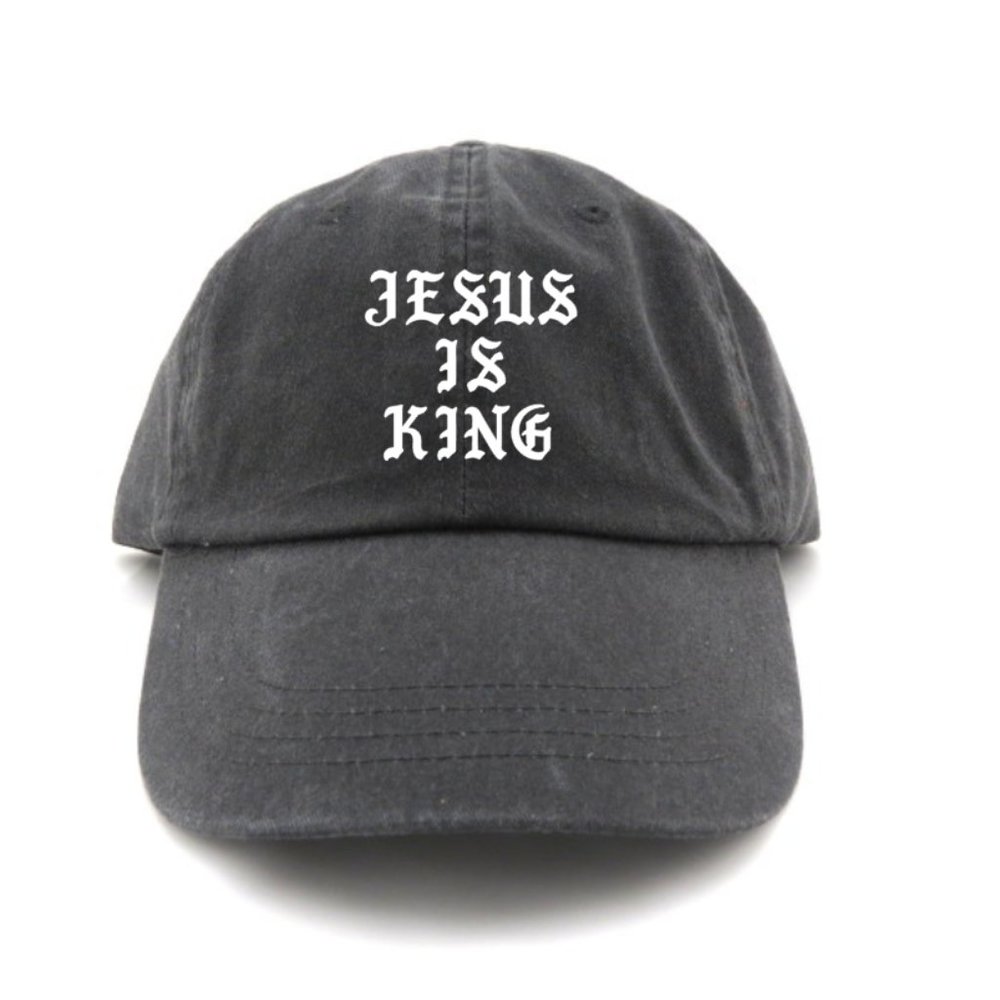 Jesus is king hat - dad hat - Christian hat - Christian gift - Jesus hat